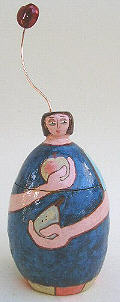 Femme en bleu, par Fran�ois Dubois