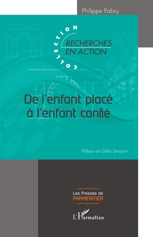 De l'enfant plac  l'enfant confi., par Philippe Fabry [1ère de couverture]